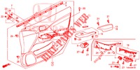 TUERVERKLEIDUNG, VORNE (LH) für Honda CIVIC DIESEL 1.6 EXECUTIVE 5 Türen 6 gang-Schaltgetriebe 2014