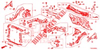 VORDERE TRENNWAND/STIRNWAND  für Honda CIVIC DIESEL 1.6 EXECUTIVE 5 Türen 6 gang-Schaltgetriebe 2014