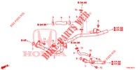 WASSERSCHLAUCH/HEIZUNGSSCHACHT (DIESEL) für Honda CIVIC DIESEL 1.6 EXECUTIVE 5 Türen 6 gang-Schaltgetriebe 2014