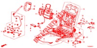 VORNE SITZKOMPONENTEN (G.) (HAUTEUR MANUELLE) für Honda CIVIC 1.8 EXECUTIVE 5 Türen 6 gang-Schaltgetriebe 2015