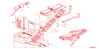 WERKZEUGE/WAGENHEBER  für Honda CIVIC 1.8 EXECUTIVE 5 Türen 6 gang-Schaltgetriebe 2015