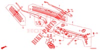 WINDSCHUTZSCHEIBENWISCHER (LH) für Honda CIVIC 1.8 EXECUTIVE 5 Türen 6 gang-Schaltgetriebe 2015