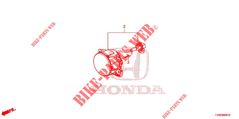 NEBELSCHEINWERFER  für Honda CIVIC 1.8 EXECUTIVE 5 Türen 6 gang-Schaltgetriebe 2015