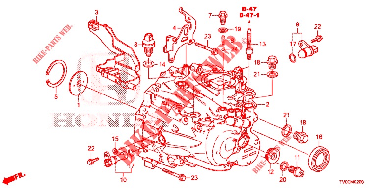 SERVOLENKGETRIEBE  für Honda CIVIC 1.8 EXECUTIVE 5 Türen 6 gang-Schaltgetriebe 2015