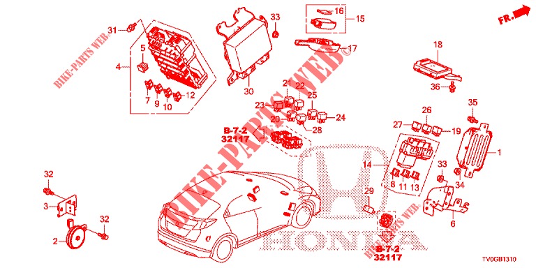 STEUERGERAT (CABINE) (1) (LH) für Honda CIVIC 1.8 EXECUTIVE 5 Türen 6 gang-Schaltgetriebe 2015