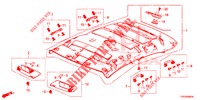 DACHVERKLEIDUNG  für Honda CIVIC 1.8 EXECUTIVE 5 Türen 6 gang-Schaltgetriebe 2012