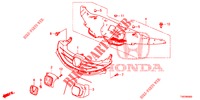 GRILL, VORNE/ZIERLEISTE  für Honda CIVIC 1.8 EXECUTIVE 5 Türen 6 gang-Schaltgetriebe 2012