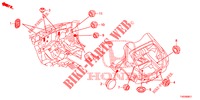 GUMMITUELLE (ARRIERE) für Honda CIVIC 1.8 EXECUTIVE 5 Türen 6 gang-Schaltgetriebe 2012