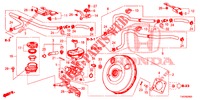 HAUPTBREMSZYLINDER/MASTER POWER (LH) für Honda CIVIC 1.8 EXECUTIVE 5 Türen 6 gang-Schaltgetriebe 2012