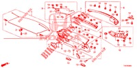 HECKKLAPPENVERKLEIDUNG/ TAFELVERKLEIDUNG, HINTEN(2D)  für Honda CIVIC 1.8 EXECUTIVE 5 Türen 6 gang-Schaltgetriebe 2012