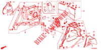 KOFFERRAUM SEITENVERKL.  für Honda CIVIC 1.8 EXECUTIVE 5 Türen 6 gang-Schaltgetriebe 2012