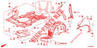 KOTFLUEGEL, VORNE  für Honda CIVIC 1.8 EXECUTIVE 5 Türen 6 gang-Schaltgetriebe 2012