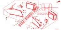 MITTLERES DISPLAY  für Honda CIVIC 1.8 EXECUTIVE 5 Türen 6 gang-Schaltgetriebe 2012