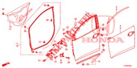 TUERTAFELN, VORNE(2D)  für Honda CIVIC 1.8 EXECUTIVE 5 Türen 6 gang-Schaltgetriebe 2012