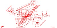 TUERVERKLEIDUNG, HINTEN(4D)  für Honda CIVIC 1.8 EXECUTIVE 5 Türen 6 gang-Schaltgetriebe 2012