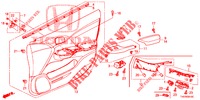 TUERVERKLEIDUNG, VORNE (LH) für Honda CIVIC 1.8 EXECUTIVE 5 Türen 6 gang-Schaltgetriebe 2012