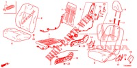 VORDERSITZ/SITZGURTE (D.) (LH) für Honda CIVIC 1.8 EXECUTIVE 5 Türen 6 gang-Schaltgetriebe 2012