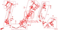 VORDERSITZ/SITZGURTE  für Honda CIVIC 1.8 EXECUTIVE 5 Türen 6 gang-Schaltgetriebe 2012