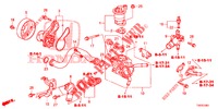 WASSERPUMPE/THERMOSTAT (1.8L) für Honda CIVIC 1.8 EXECUTIVE 5 Türen 6 gang-Schaltgetriebe 2012