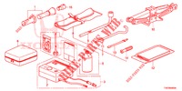 WERKZEUGE/WAGENHEBER  für Honda CIVIC 1.8 EXECUTIVE 5 Türen 6 gang-Schaltgetriebe 2012