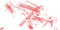 WINDSCHUTZSCHEIBENWISCHER (LH) für Honda CIVIC 1.8 EXECUTIVE 5 Türen 6 gang-Schaltgetriebe 2012