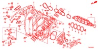 ANSAUGKRUEMMER (1.8L) für Honda CIVIC 1.8 EXECUTIVE 5 Türen 5 gang automatikgetriebe 2013