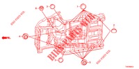 GUMMITUELLE (INFERIEUR) für Honda CIVIC 1.8 EXECUTIVE 5 Türen 5 gang automatikgetriebe 2013