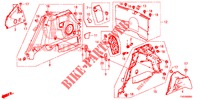 KOFFERRAUM SEITENVERKL.  für Honda CIVIC 1.8 EXECUTIVE 5 Türen 5 gang automatikgetriebe 2013