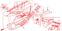 TUERVERKLEIDUNG, VORNE (LH) für Honda CIVIC 1.8 EXECUTIVE 5 Türen 5 gang automatikgetriebe 2013