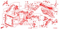 VORDERE TRENNWAND/STIRNWAND  für Honda CIVIC 1.8 EXECUTIVE 5 Türen 5 gang automatikgetriebe 2013