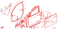 TUERTAFELN, VORNE(2D)  für Honda CIVIC 1.0 EXECUTIVE NAVI 5 Türen 6 gang-Schaltgetriebe 2017