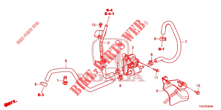 SPUELREGLER MAGNETVENTIL VENTIL (1,0 L) für Honda CIVIC 1.0 EXECUTIVE NAVI 5 Türen 6 gang-Schaltgetriebe 2017