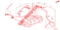 GPS/KAMERA ANTENNE RÜCKANSICHT für Honda CIVIC 1.0 EXCLUSIVE NAVI 5 Türen 6 gang-Schaltgetriebe 2017