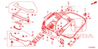 HECKKLAPPENPLATTE(2D)  für Honda CIVIC 1.0 EXCLUSIVE NAVI 5 Türen 6 gang-Schaltgetriebe 2017