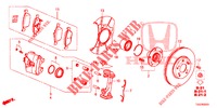 VORDERRADBREMSE (2) für Honda CIVIC 1.0 EXCLUSIVE NAVI 5 Türen 6 gang-Schaltgetriebe 2017