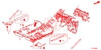 BODENMATTE/ISOLATOR  für Honda CIVIC  1.0 ENTRY 5 Türen 6 gang-Schaltgetriebe 2018
