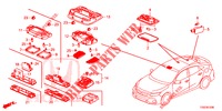 INNENLEUCHTE  für Honda CIVIC 1.0 MID 5 Türen 6 gang-Schaltgetriebe 2018
