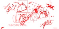 KOFFERRAUM SEITENVERKL.  für Honda CIVIC 1.0 MID 5 Türen 6 gang-Schaltgetriebe 2018