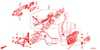 TUERSCHLOESSER, HINTEN/AEUSSERER GRIFF  für Honda CIVIC 1.0 MID 5 Türen 6 gang-Schaltgetriebe 2018