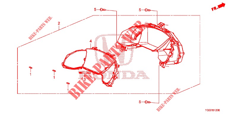 DREHZAHLMESSER  für Honda CIVIC 1.0 MID 5 Türen 6 gang-Schaltgetriebe 2018