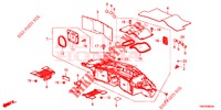 HINTERE ABLAGE/KOFFERRAUM, SEITENABLAGE(4D)  für Honda NSX 3.5 BASE 2 Türen DCT 2017