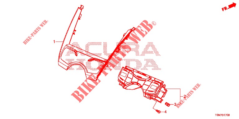 REGELUNG, AUTOM.         KLIMAANLAGE(1)  für Honda NSX 3.5 FIF 2 Türen DCT 2019