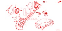 ANTENNE/LAUTSPRECHER  für Honda CIVIC 1.8 EXECUTIVE TUNER LESS 5 Türen 5 gang automatikgetriebe 2013