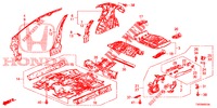 BODEN/INNENBLECHE  für Honda CIVIC 1.8 EXECUTIVE TUNER LESS 5 Türen 5 gang automatikgetriebe 2013