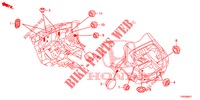 GUMMITUELLE (ARRIERE) für Honda CIVIC 1.8 EXECUTIVE TUNER LESS 5 Türen 5 gang automatikgetriebe 2013
