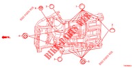 GUMMITUELLE (INFERIEUR) für Honda CIVIC 1.8 EXECUTIVE TUNER LESS 5 Türen 5 gang automatikgetriebe 2013