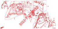 KOFFERRAUM SEITENVERKL.  für Honda CIVIC 1.8 EXECUTIVE TUNER LESS 5 Türen 5 gang automatikgetriebe 2013