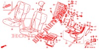 RUECKSITZ/SITZGURT, (G.) für Honda CIVIC 1.8 EXECUTIVE TUNER LESS 5 Türen 5 gang automatikgetriebe 2013