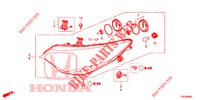 SCHEINWERFER  für Honda CIVIC 1.8 EXECUTIVE TUNER LESS 5 Türen 5 gang automatikgetriebe 2013