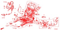 VORNE SITZKOMPONENTEN (D.) (SIEGE REGLAGE MANUEL) für Honda CIVIC 1.8 EXECUTIVE TUNER LESS 5 Türen 5 gang automatikgetriebe 2013